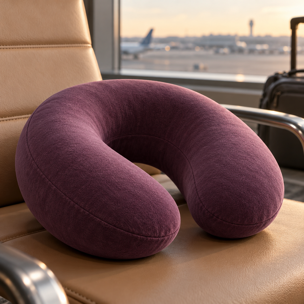 Plum Travel Neck Pillow